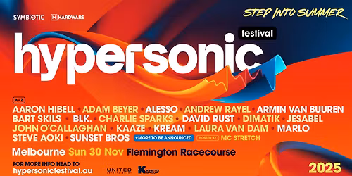 hypersonic festival melbourne