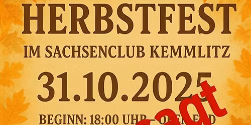 Herbstfest mit Lagerfeuer