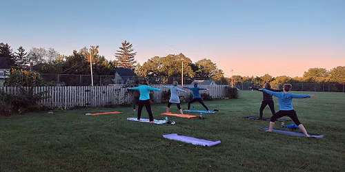 Yoga Poses in the Garden