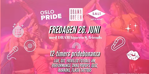 Fredagen med DRAMAqueen & friends p\u00e5 SALT