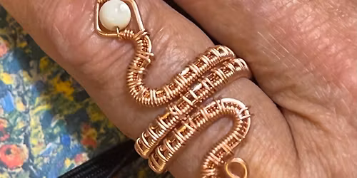 Intro to wire weaving -snake ring