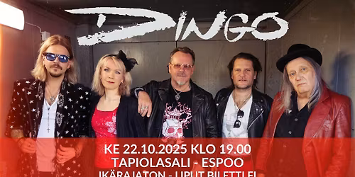 DINGO | Tapiolasali, Espoon kulttuurikeskus (Ik\u00e4rajaton)
