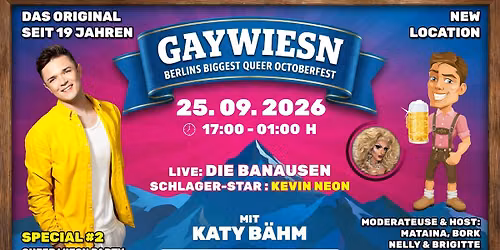 GayWiesn Ausgabe 2 - QUEER WIESN PARTY 