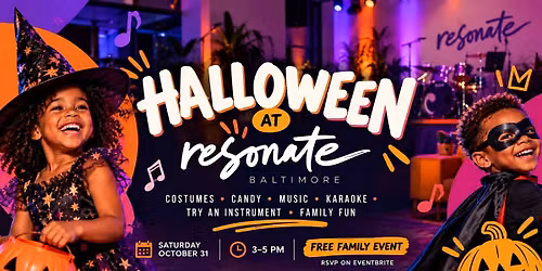 Halloween at Resonate: Free Family Halloween Party