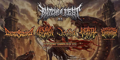 Butcher Fest XI, mit Deadsquad, Fatuos Rump, Jasad, Death Vomit und Emasculated Vituperation