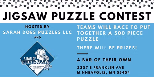 Team Jigsaw Puzzle Contest at A Bar Of Their Own - October 2026