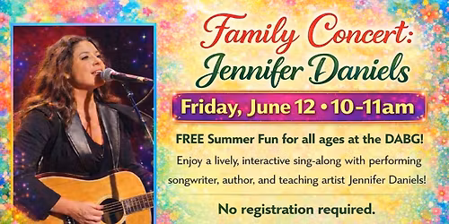 Family Concert! Jennifer Daniels