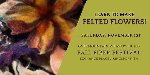 Learn to Make Felted Flowers with Claire Dienst