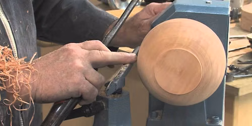 Wood turning a bowl