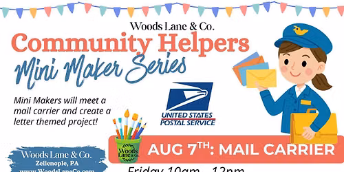 Community Helpers Mini Maker Series: Mail Carrier