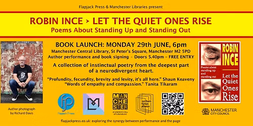 Book Launch: Let the Quiet Ones Rise by Robin Ince