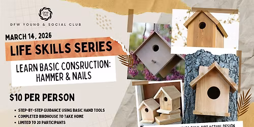 Life Skills: Learn Basic Construction (Hammer & Nails)