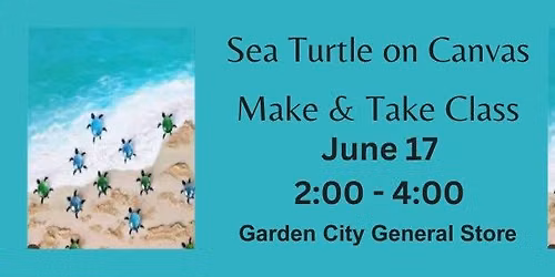 Sea Turtle on Canvas