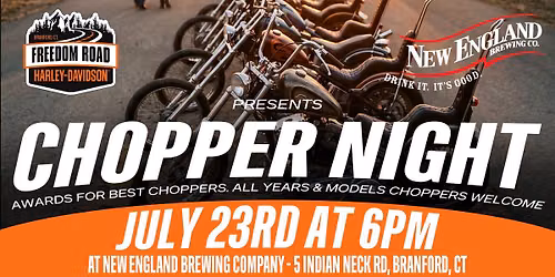 Freedom Road x NEBCO Chopper Night