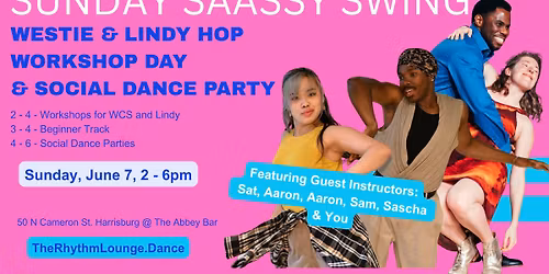 SAASSY SWING - West Coast Swing and Lindy, Sun. June 7
