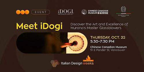 Italian Design Weeks 2026: Meet iDogi - The Italian Art of Glassblowing