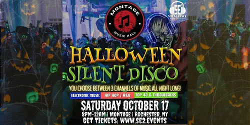 Halloween Silent Disco at Montage Music Hall (Rochester) - 101626