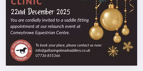 Saddle Fitting Clinic