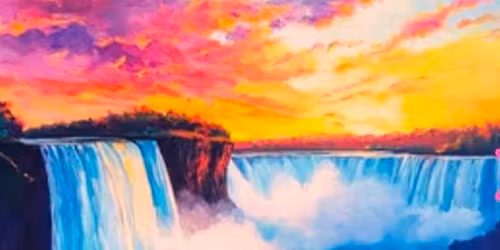 Paint Nite: Niagara Falls at Sunset