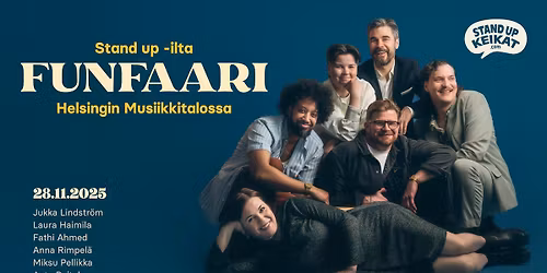 Funfaari \u2013 Stand up -ilta Musiikkitalossa | Helsinki