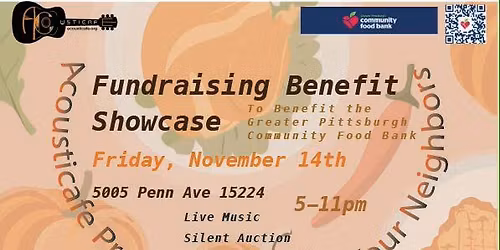Acousticafe Presents: Nourish Your Neighbors Fundraiser for the Greater Pittsburgh Food Bank