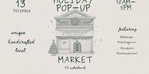 Parcours Holiday Pop-up Market