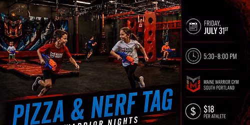 Pizza & Nerf Tag