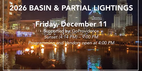 Holiday Basin Lighting | WaterFire Providence