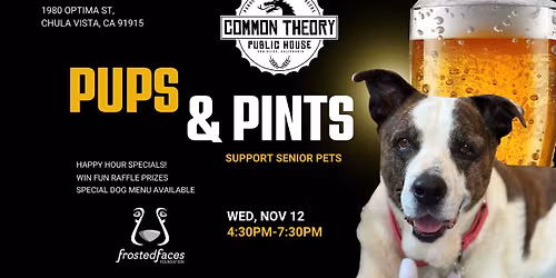 Pups & Pints at Common Theory Chula Vista