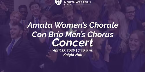 Concert: Amata Women\u2019s Chorale & Con Brio Men\u2019s Chorus
