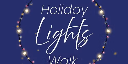 Holiday lights walk