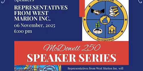 McDowell 250 Speaker Series