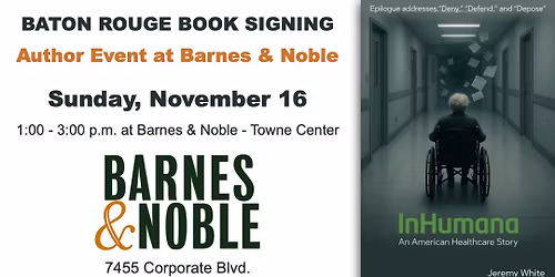 Author Event With Jeremy White at Barnes & Noble \u2014 Towne Center