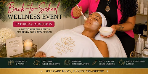 Back To School, Glow Back To You, Refresh. Rejuvenate. Feel Your Best.