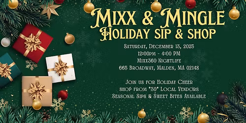 6th Annual Mixx & Mingle Sip & Shop