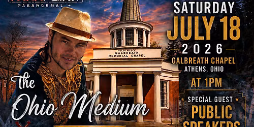 Ohio medium Colton Snider on tour.