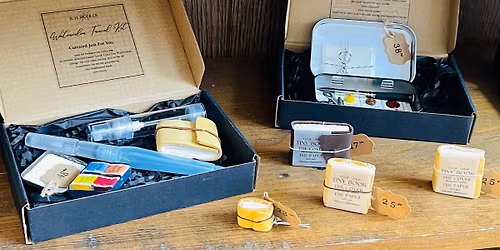 Tiny Watercolor Book Demonstration