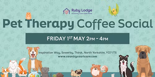 Pet Therapy Coffee Social at Ruby Lodge Care Home