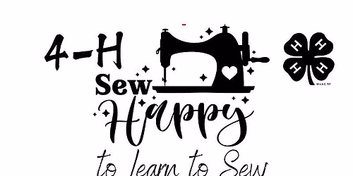 4-H Sew Happy to Learn to Sew