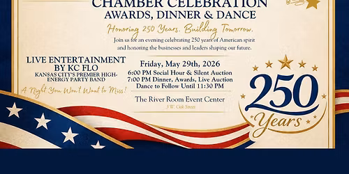 2026 Chamber Celebration Awards, Dinner, Auction & Dance - Fort Scott 