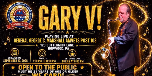 Gary V live! at General George C. Marshall Amvets Post 103