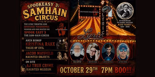SPOOKEASY 3: THE SAM-HAIN CIRCUS