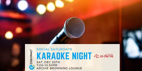 Social Saturdays-Karaoke Night