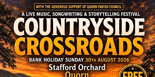 Countryside Crossroads: A live music, songwriting & storytelling festival