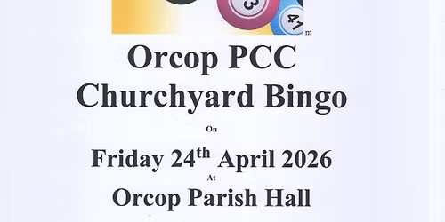 Orcop PCC Churchyard Bingo