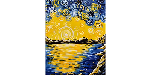 Swirly Sunset Canvas - Paint and Sip in Houston | Classpop!\u2122