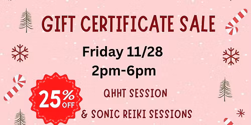 Amy\u2019s Healing Heart - Gift Certificate Sale \u272825%OFF\u2728