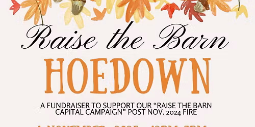 ATRC's "Raise the Barn" Capital Campaign Kick Off Hoedown