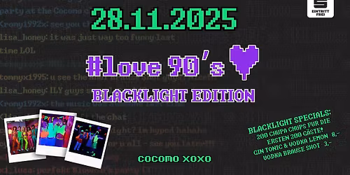 #love90's | Blacklight Edition