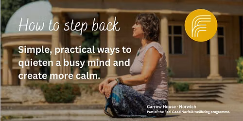 How to step back